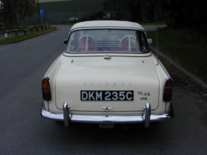1965 Triumph Tr4 Ref 8660 - Triumph Tr4a Irs Surrey Top - Fast Road Spec -(rhd - Uk Car) in White — image 5