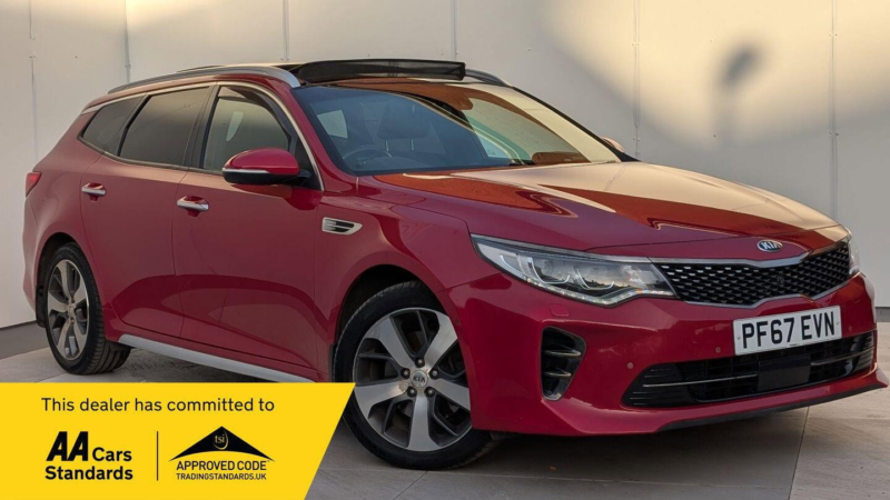 2018 Kia Optima 1.7 Crdi Gt-Line S Sportswagon Dct Euro 6 (s/s) 5dr in Red — image 1