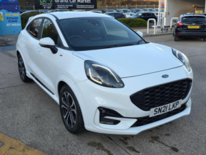 2021 Ford Puma 1.0t Ecoboost Mhev St-Line Euro 6 (s/s) 5dr in White — image 3
