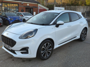 2021 Ford Puma 1.0t Ecoboost Mhev St-Line Euro 6 (s/s) 5dr in White — image 4