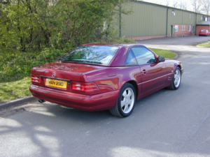 2001 Mercedes-Benz Sl Ref 8796 - Mercedes Benz R129 320 Sl 3.2 V6 Sports Convertible Automatic – Air Con (rhd - Uk Car / in Red — image 3