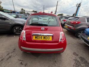 2014 Fiat 500 1.2 Lounge Euro 6 (s/s) 3dr in Red — image 3