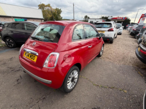 2014 Fiat 500 1.2 Lounge Euro 6 (s/s) 3dr in Red — image 4