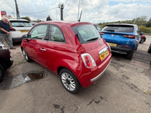 2014 Fiat 500 1.2 Lounge Euro 6 (s/s) 3dr in Red — image 5