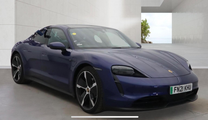 2021 Porsche Taycan Performance Plus 93.4kwh Auto Rwd 4dr in Blue — image 1