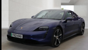 2021 Porsche Taycan Performance Plus 93.4kwh Auto Rwd 4dr in Blue — image 2