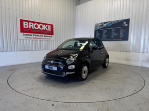 2017 Fiat 500 1.2 Lounge Euro 6 (s/s) 3dr in Black — image 6