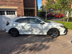 2017 Honda Civic 1.0 Vtec Turbo Ex Hatchback 5dr Petrol Manual Euro 6 (s/s) (129 Ps) in White — image 2