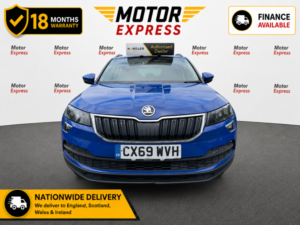 2019 Skoda Karoq 1.6 Tdi Se Technology in Blue — image 3