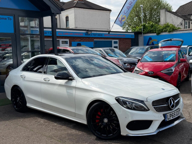2016 Mercedes-Benz C Class 2.1 C250d Amg Line (premium Plus) 7g-Tronic+ Euro 6 (s/s) 4dr in White — image 1