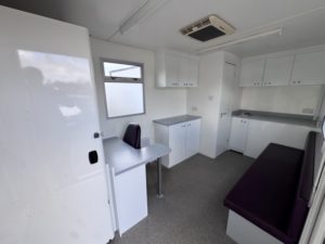 2017 Peugeot Boxer Mobile Health Unit. Office - Easy Campervan Motorhome Conversion. 240v Electrics. Toilet. Lighting. in White — image 2