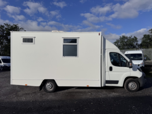 2017 Peugeot Boxer Mobile Health Unit. Office - Easy Campervan Motorhome Conversion. 240v Electrics. Toilet. Lighting. in White — image 5