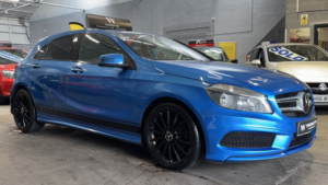 2015 Mercedes-Benz A Class 1.5 A180 Cdi Amg Sport Diesel Blue 5dr Lowtax+satnav+cruise in Blue — image 4