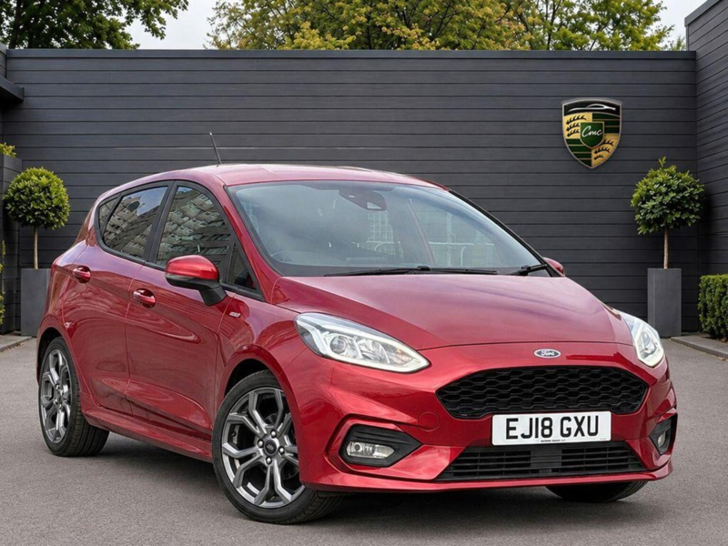 2018 Ford Fiesta 1.0t Ecoboost St-Line Euro 6 (s/s) 5dr in Red — image 1