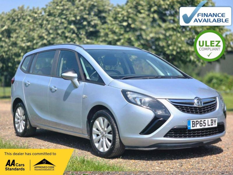 2016 Vauxhall Zafira Tourer 1.4i Turbo Design Auto Euro 6 5dr in Silver — image 1