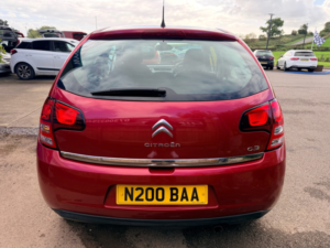 2012 Citroen C3 1.6 Vti Exclusive Hatchback 5dr Petrol Auto Euro 5 (120 Ps) in Red — image 3