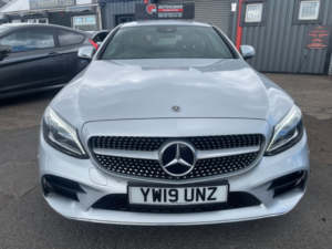 2019 Mercedes-Benz C Class 2.0 C220d Amg Line (premium) Coupe 2dr Diesel G-Tronic+ Euro 6 (s/s) (194 Ps) in Silver — image 2