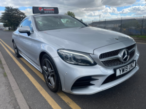 2019 Mercedes-Benz C Class 2.0 C220d Amg Line (premium) Coupe 2dr Diesel G-Tronic+ Euro 6 (s/s) (194 Ps) in Silver — image 3