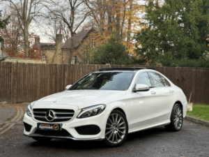 2017 Mercedes-Benz C Class 2.1 C220d Amg Line in White — image 2