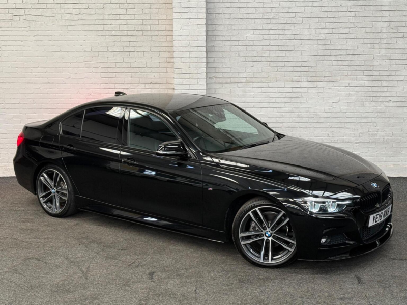2018 BMW 3 Series 2.0 320i M Sport Shadow Edition Auto Euro 6 (s/s) 4dr in Black — image 1