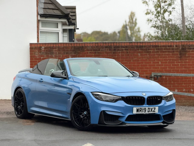 2019 BMW M4 3.0 Biturbo Gpf Competition Convertible 2dr Petrol Dct Euro 6 (s/s) (450 Ps) in Blue — image 1
