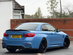 2019 BMW M4 3.0 Biturbo Gpf Competition Convertible 2dr Petrol Dct Euro 6 (s/s) (450 Ps) in Blue — image 3