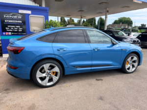2021 Audi E-Tron 55 Vorsprung Sportback 5dr Electric Auto Quattro 95kwh (408 Ps) in Blue — image 2