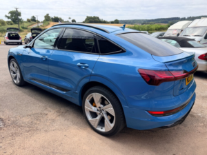 2021 Audi E-Tron 55 Vorsprung Sportback 5dr Electric Auto Quattro 95kwh (408 Ps) in Blue — image 4