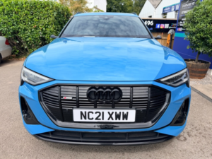 2021 Audi E-Tron 55 Vorsprung Sportback 5dr Electric Auto Quattro 95kwh (408 Ps) in Blue — image 6