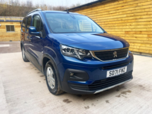 2021 Peugeot Rifter L2 Lwb 5 SEAT Petrol Auto Wheelchair Accessible Disabled Access Vehicle Wav in Blue — image 5