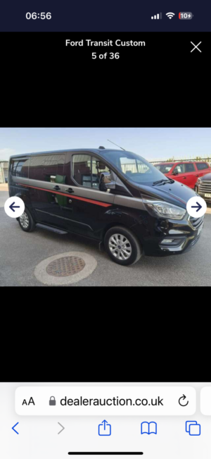 2020 Ford Transit Custom 2.0 300 Ecoblue Limited in Black — image 5