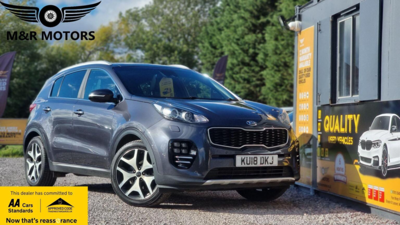 2018 Kia Sportage 1.6 T-Gdi Gt-Line S Dct AWD Euro 6 5dr in Silver — image 1