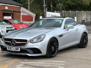 2017 Mercedes-Benz Slc 2.0 Slc200 Amg Line G-Tronic Euro 6 (s/s) 2dr in Silver — image 3