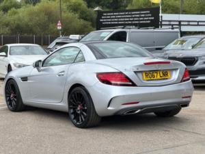 2017 Mercedes-Benz Slc 2.0 Slc200 Amg Line G-Tronic Euro 6 (s/s) 2dr in Silver — image 4