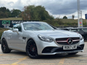 2017 Mercedes-Benz Slc 2.0 Slc200 Amg Line G-Tronic Euro 6 (s/s) 2dr in Silver — image 5
