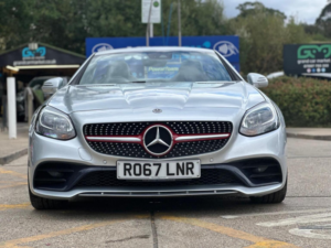 2017 Mercedes-Benz Slc 2.0 Slc200 Amg Line G-Tronic Euro 6 (s/s) 2dr in Silver — image 6
