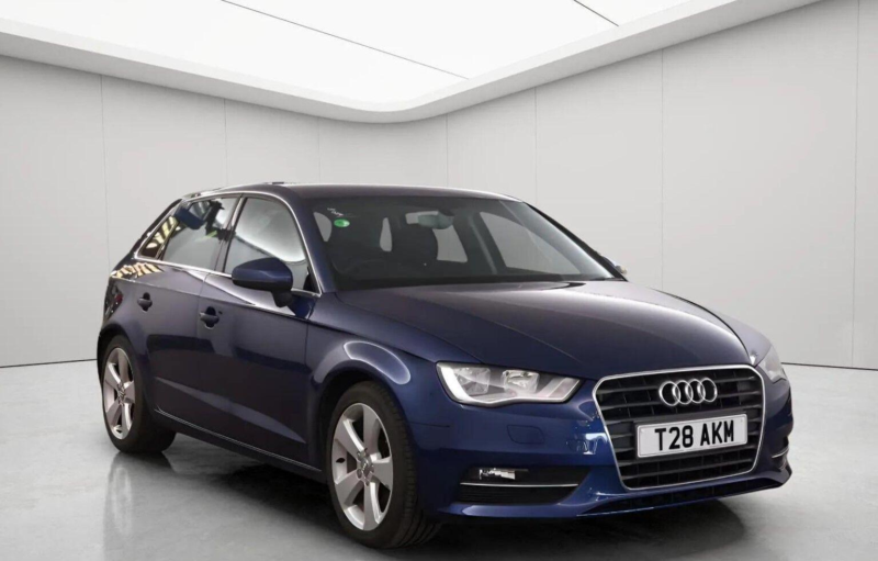 2016 Audi A3 2.0 Tdi Sport Sportback S Tronic Euro 6 (s/s) 5dr (nav) in Blue — image 1