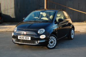 2018 Fiat 500 1.2 500 Euro 6 1.2 69hp Lounge in Black — image 2