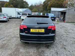 2011 Audi S3 2.0 Tfsi Black Edition Sportback 5dr Petrol S Tronic Quattro Euro 5 (265 Ps) in Black — image 4