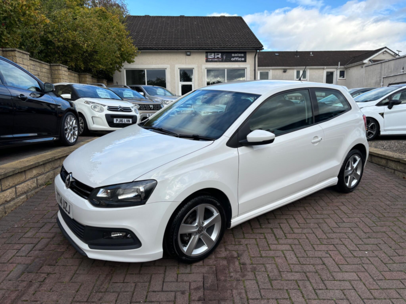 2014 Volkswagen Polo 1.2 R-Line Style Euro 5 3dr (a/c) in White — image 1