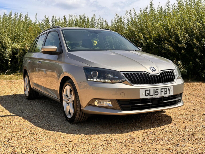 2015 Skoda Fabia 1.4 Tdi Se L Euro 6 (s/s) 5dr in Beige — image 1