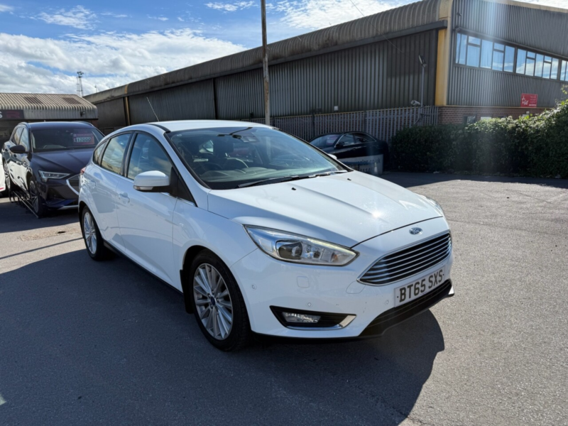 2015 Ford Focus 1.5t Ecoboost Titanium X Hatchback 5dr Petrol Manual Euro 6 (s/s) (182 Ps) in White — image 1