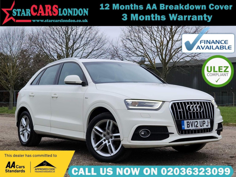 2012 Audi Q3 2.0 Tfsi S Line S Tronic Quattro Euro 5 (s/s) 5dr in White — image 1