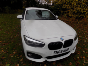2019 BMW 1 Series 1.5 118i Gpf M Sport Shadow Edition Euro 6 (s/s) 5dr in White — image 2