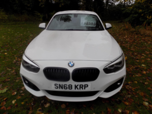 2019 BMW 1 Series 1.5 118i Gpf M Sport Shadow Edition Euro 6 (s/s) 5dr in White — image 3