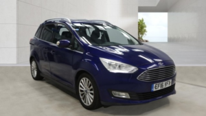 2016 Ford Grand C-Max 1.0 T Ecoboost Titanium Blue 5dr 7 Seater+snav+low Tax+10 Stamps in Blue — image 3