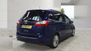 2016 Ford Grand C-Max 1.0 T Ecoboost Titanium Blue 5dr 7 Seater+snav+low Tax+10 Stamps in Blue — image 4