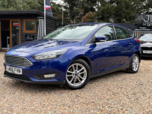 2016 Ford Focus 1.5 Tdci Zetec Euro 6 (s/s) 5dr in Blue — image 4