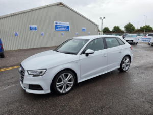 2019 Audi A3 1.6 Tdi 30 S Line Sportback S Tronic Euro 6 (s/s) 5dr in White — image 3