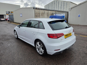 2019 Audi A3 1.6 Tdi 30 S Line Sportback S Tronic Euro 6 (s/s) 5dr in White — image 4